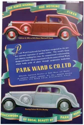 Advert for Park Ward and Co Car Coachwork
