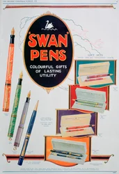 Advert for Swan pens, 1928