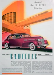 Advert for the Cadillac Sixty Special car