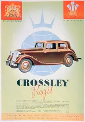 Advert for the Crossley Regis Car