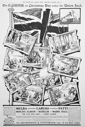 Advert for the Gramophone and Typewriter Co