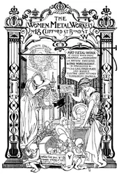 Advertisement for the Women Metal Workers Company in London, 1901