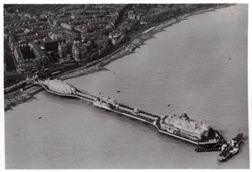 Aerial View of Eastbourne, Sussex, from a Zeppelin