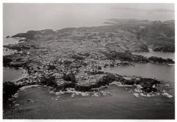 Aerial View of Oginohama, Japan, from a Zeppelin, 1929