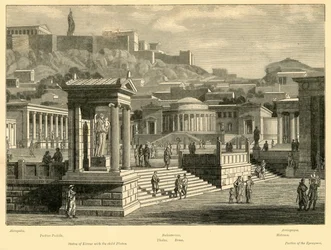 Agora of Athens Restored, 1890