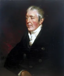 Alexander Nasmyth, dentist (Oil on canvas portrait from 1858 by Ann Gibson Bennett, after an original oil by Andrew Geddes RA)