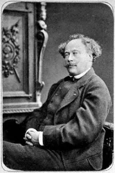 Alexandre Dumas the Younger, French Writer, c1865-1895