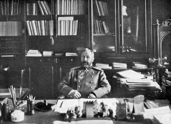 Alexei Nikolaievich Kuropatkin in His Library