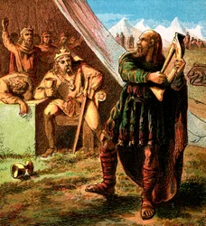 Alfred in the Danish Camp, c1850