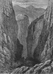 Ali Musjid and the Khyber Pass, c1880