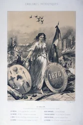 Allegory of French Patriotic Emblems