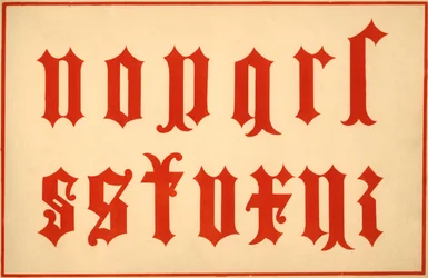 Alphabet, Archaic Letters, Lower Case