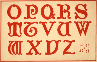 Alphabet, Letters O-Z, Upper Case