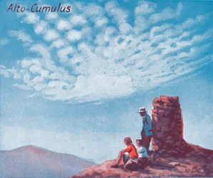 Alto-Cumulus - A Dozen of the Principal Cloud Forms In The Sky