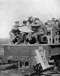 An Active Service Conference on the Western Front, First World War