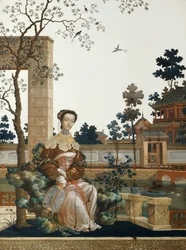 An Oriental Beauty, Chinese, c1760