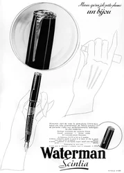 An Advertisement for Waterman Pens