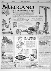 An Advertising Page in The Boys Realm, Christmas 1921