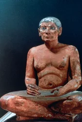 Ancient Egyptian Figure of a Seated Scribe