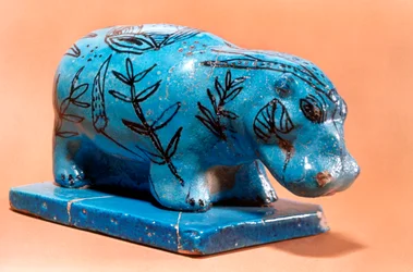 Ancient Egyptian Hippopotamus Figurine, 16th Century BC