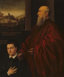 Andrea Renier and His Son Daniele, c. 1560-1566