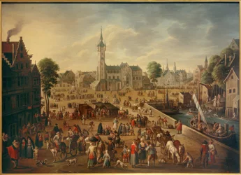 View of the Great Square in Lier