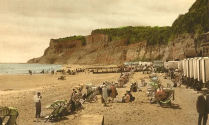 Appley Beach and Cliffs, Shanklin, I.W., 1933