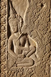 Apsara Dancer Carving at Angkor Wat
