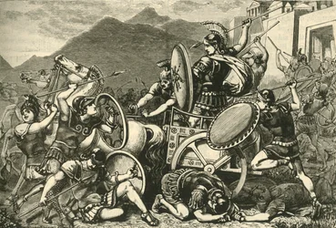 Aristomenes Fighting His Way Out of Eira