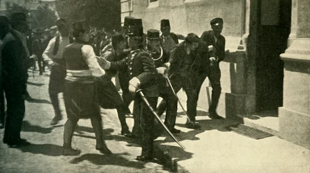 Arrest of Gavrilo Princip, Sarajevo, 28 June 1914
