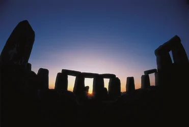 Neolithic Art: View of Stonehenge Site