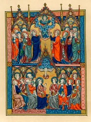 Ascension and Pentecost, 1290-1300