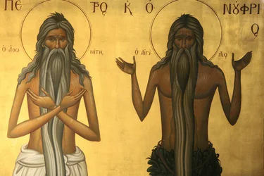 Ascetic saint, Thessaloniki, Greece