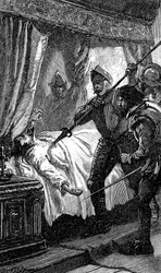 Assassination of Albrecht von Wallenstein, Austrian soldier, 1634 19th century