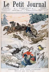 Attacked by Wolves, Russia, 1903