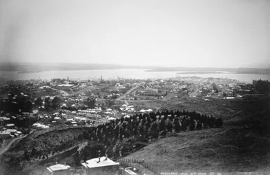 Auckland from Mt Eden, New Zealand