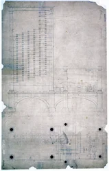 Babbage Engines, Drawing by Charles Babbage
