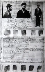 Baku Police Form of the Political Criminal J Jugashvili Stalin