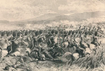 Balaclava, 25th October 1854. The Charge of the Scots Greys, 1884