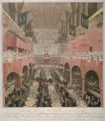 Banquet at the Guildhall, City of London