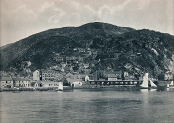 Barmouth - View from the Mawddach, Showing Heights