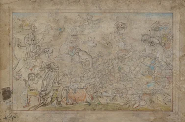 Battle Scene from a Devi Mahatmya