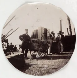 Beach photographer, c 1890