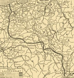 Belgian, British and French Positions, First World War, 1915, c1920