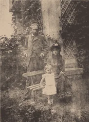 Berthe Morisot, her husband Eugène Manet and their daughter, Julie