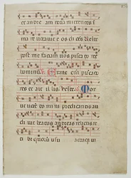 Bifolium from an Antiphonary, Italian, 14th century