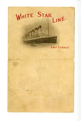 Blank R.M.S Titanic stationery, ca. 1912