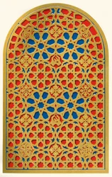 Blank window, Hall of the Bark, 1907