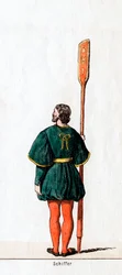 Boatman, costume design for Shakespeare