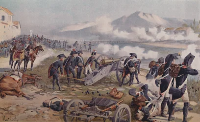 Bonaparte Aiming the Cannon at Lodi